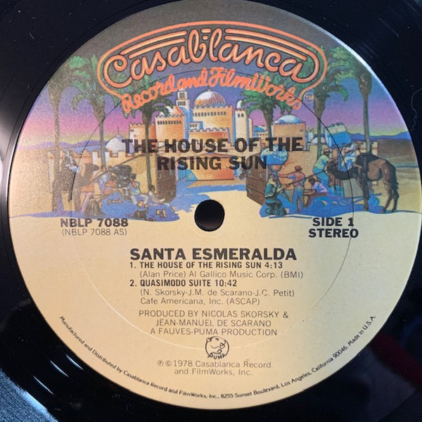 Santa Esmeralda, The House Of The Rising Sun - LP