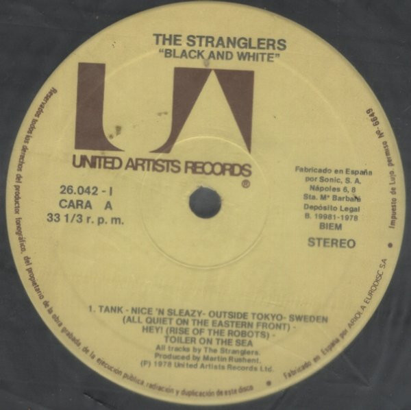 The Stranglers, Black And White - LP