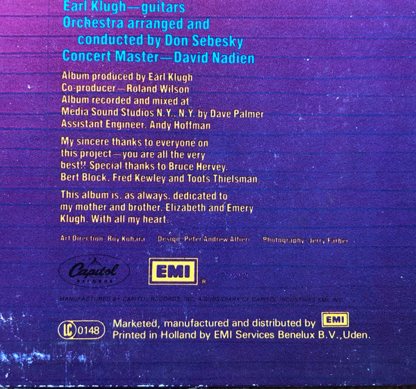 Earl Klugh, Nightsongs - LP