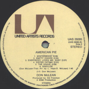 Don McLean, American Pie - LP: imagen 4