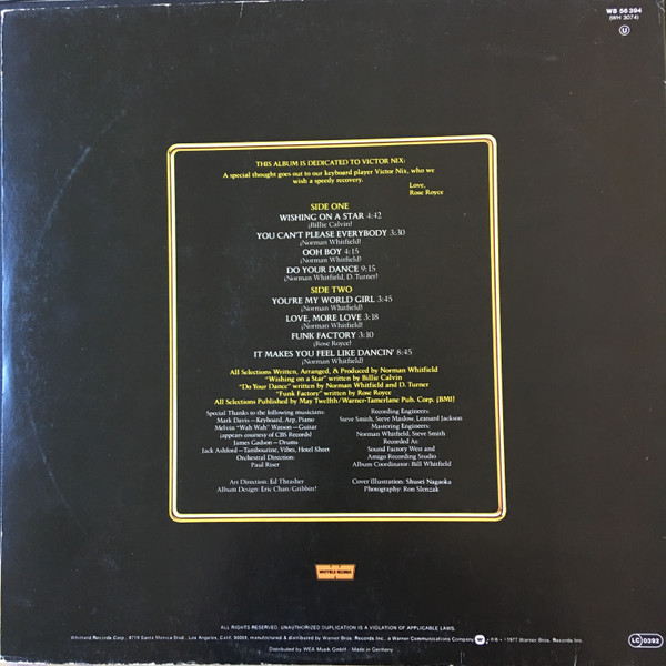 Rose Royce, In Full Bloom - LP