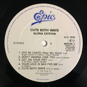 Gloria Estefan, Cuts Both Ways - LP: imagen 4