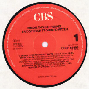 Simon & Garfunkel, Bridge Over Troubled Water - LP: imagen 4