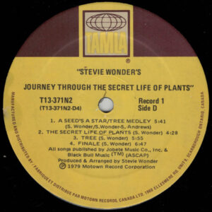 Stevie Wonder, Journey Through The Secret Life Of Plants - LP: imagen 6
