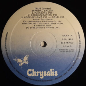Spandau Ballet, True = Verdad - LP: imagen 3