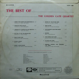 The Golden Gate Quartet, The Best Of The Golden Gate Quartet - LP: imagen 2