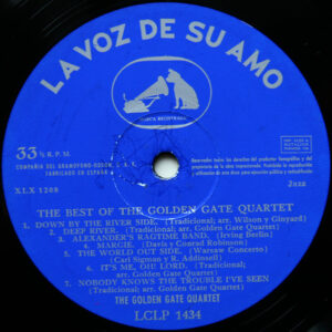 The Golden Gate Quartet, The Best Of The Golden Gate Quartet - LP: imagen 4