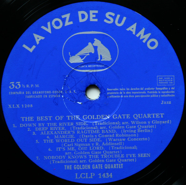 The Golden Gate Quartet, The Best Of The Golden Gate Quartet - LP