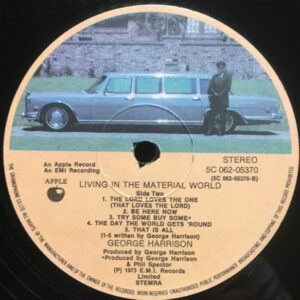 George Harrison, Living In The Material World - LP: imagen 5