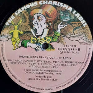 Brand X, Unorthodox Behaviour - LP: imagen 2