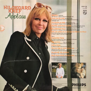 Hildegard Knef, Applaus - LP: imagen 2