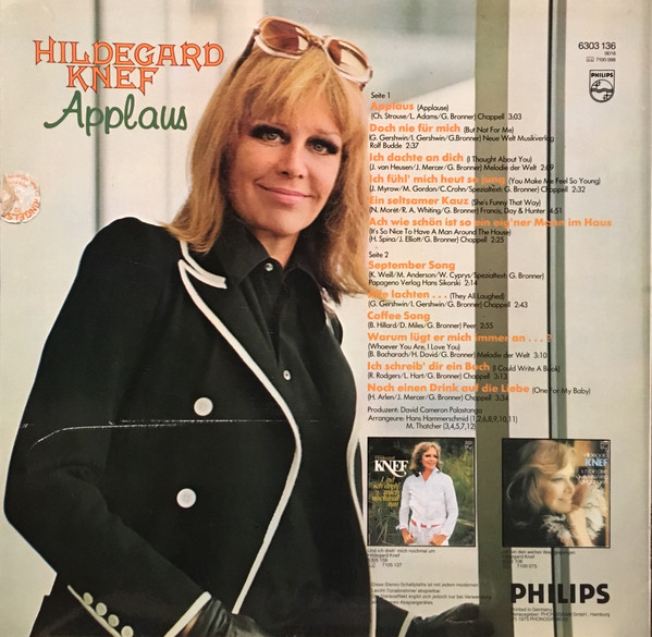 Hildegard Knef, Applaus - LP
