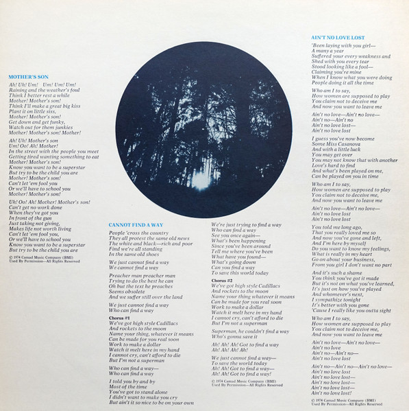 Curtis Mayfield, Got To Find A Way - LP