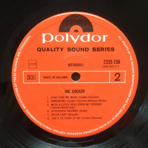 Joe Cocker, Joe Cocker - LP: imagen 5
