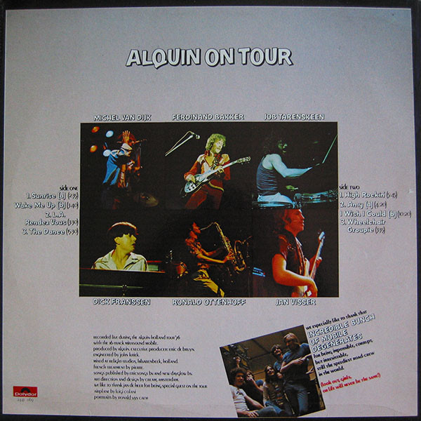 Alquin, Alquin On Tour - LP