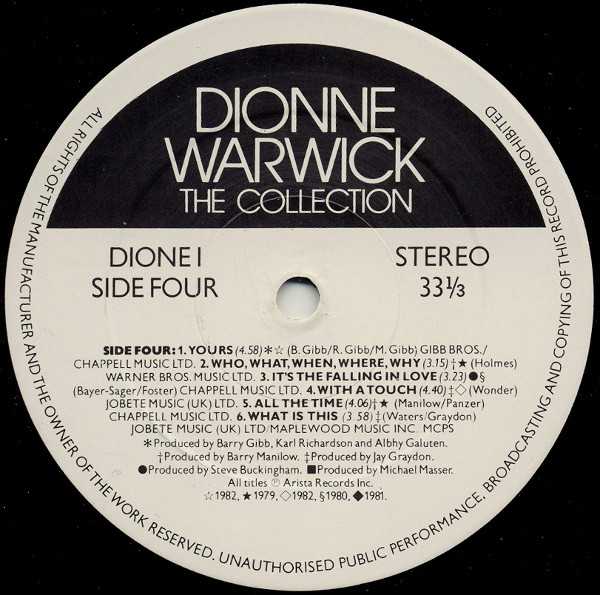 Dionne Warwick, The Collection - LP