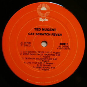 Ted Nugent, Cat Scratch Fever - LP: imagen 4