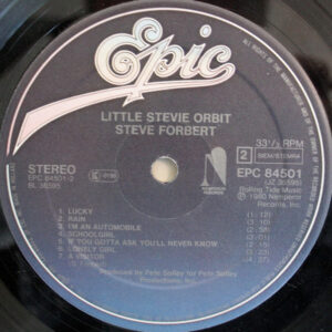 Steve Forbert, Little Stevie Orbit - LP: imagen 3