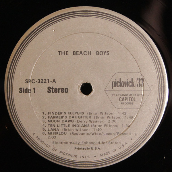 The Beach Boys, The Beach Boys - LP