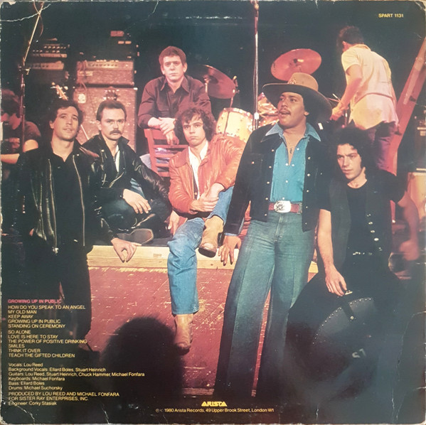 Lou Reed, Growing Up In Public - LP