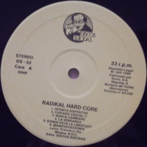 Radikal HC, Venganza - LP: imagen 3