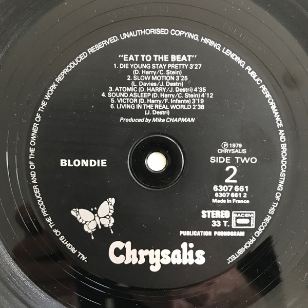 Blondie, Eat To The Beat - LP