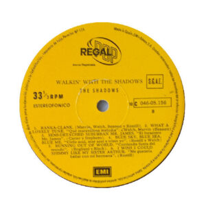 The Shadows, Walkin' With The Shadows - LP: imagen 4
