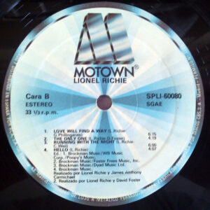 Lionel Richie, Can't Slow Down - LP: imagen 6