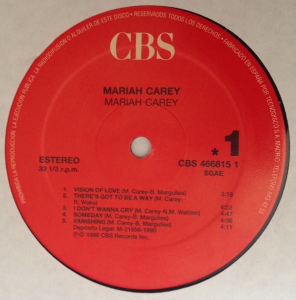 Mariah Carey, Mariah Carey - LP