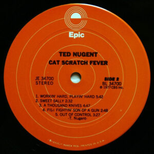 Ted Nugent, Cat Scratch Fever - LP: imagen 5