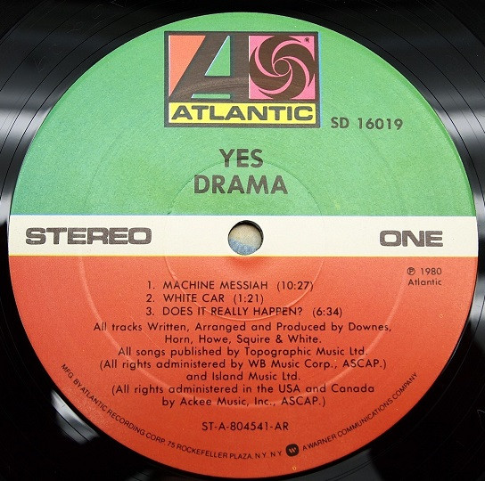 Yes, Drama - LP Album Stereo