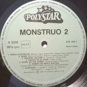 Various, Monstruo-2 - LP: imagen 3