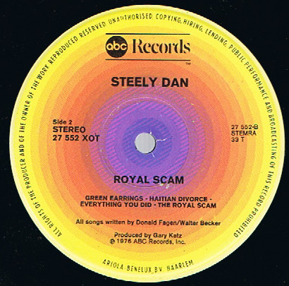 Steely Dan, The Royal Scam - LP