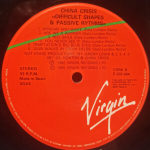 China Crisis, Difficult Shapes & Passive Rhythms - Some People Think It's Fun To Entertain - LP: imagen 4