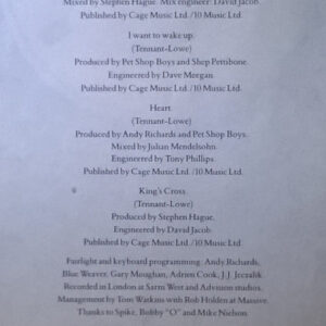 Pet Shop Boys, Actually - LP: imagen 8