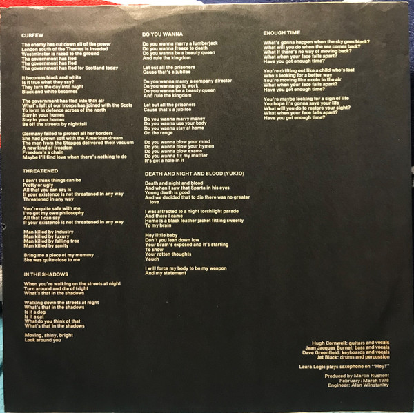 The Stranglers, Black And White - LP