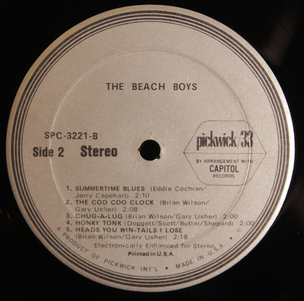 The Beach Boys, The Beach Boys - LP
