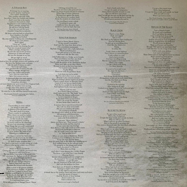 Joni Mitchell, Hejira - LP