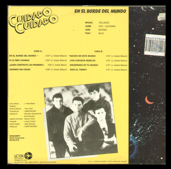 Cuidado Cuidado, En El Borde Del Mundo - LP