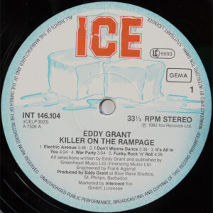 Eddy Grant, Killer On The Rampage - LP: imagen 4