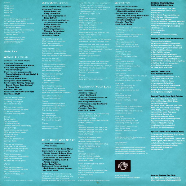 Pointer Sisters, Break Out - LP