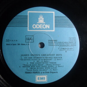 Franck Pourcel, James Bond's Greatest Hits - LP: imagen 4