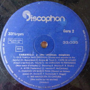 Caravelli Et Ses Violons Magiques, J'aime - LP: imagen 5