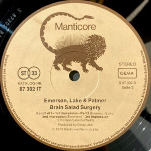 Emerson, Lake & Palmer, Brain Salad Surgery - LP: imagen 6