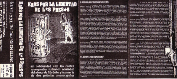 Bad Taste, O.G.T., Ö.B.N.I., Oi! The Arrase, Kaos Por La Libertad De Lxs Presxs - LP