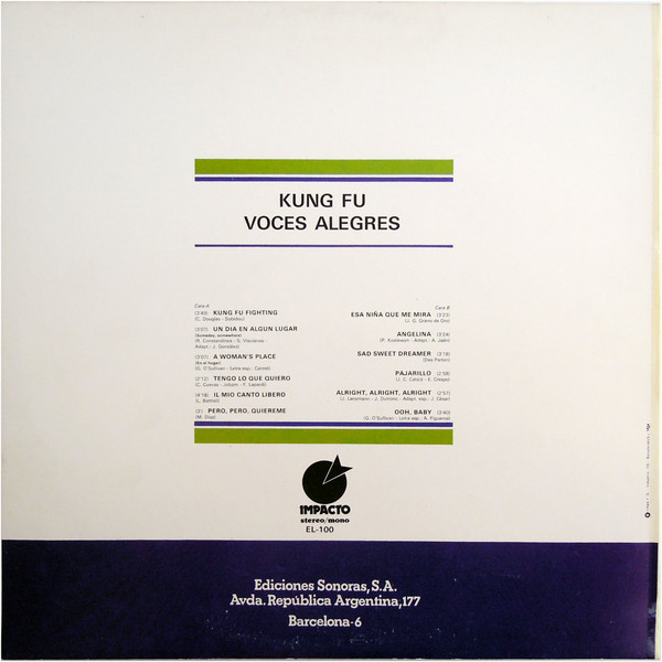 Voces Alegres, Kung Fú - LP