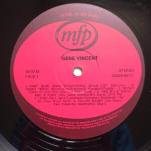 Gene Vincent, Gene Vincent - LP: imagen 9