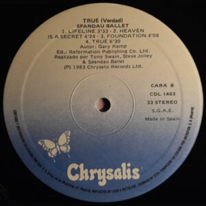 Spandau Ballet, True = Verdad - LP: imagen 4