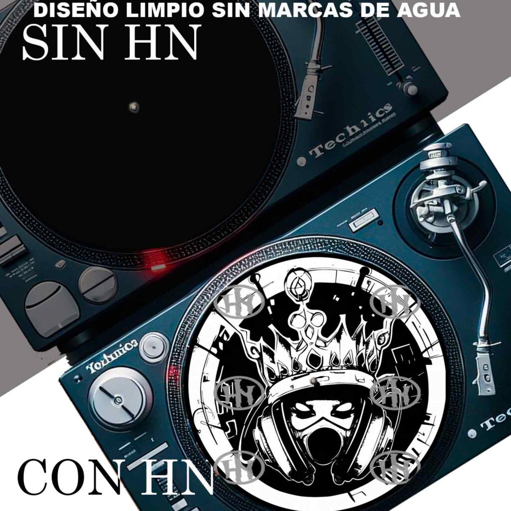 Queen Skull Slipmats personalizado para Djing