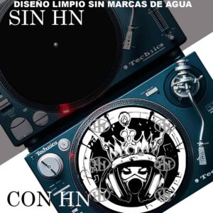 Queen Skull Slipmats personalizado para Djing: imagen 4